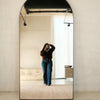Elara Mirror – 200×100 cm | Arched Full-Length Mirror – Zwart