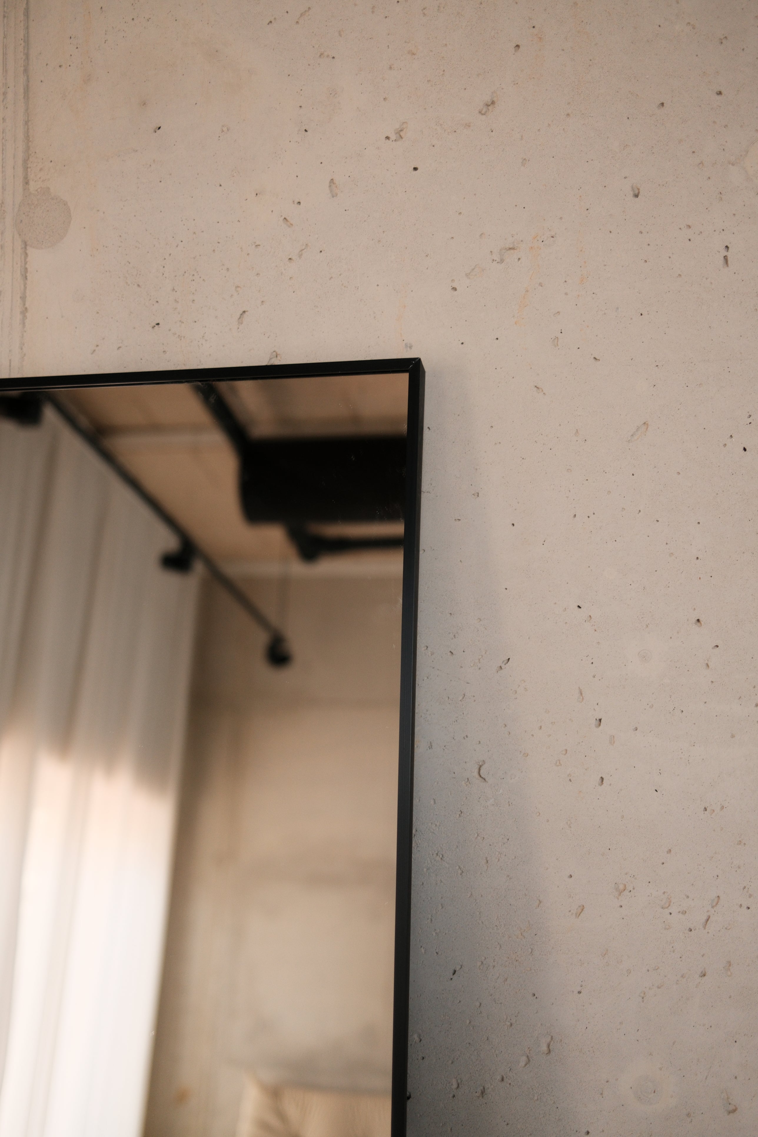Aureum Mirror – 200×100 cm | Full-Length Mirror – Zwart