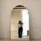 Elara Mirror Compact – 160×80 cm | Arched Full-Length Mirror – Wit