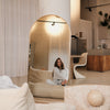 Elara Mirror Compact – 160×80 cm | Arched Full-Length Mirror – Messing