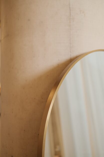 Elara Mirror Compact – 160×80 cm | Arched Full-Length Mirror – Goud